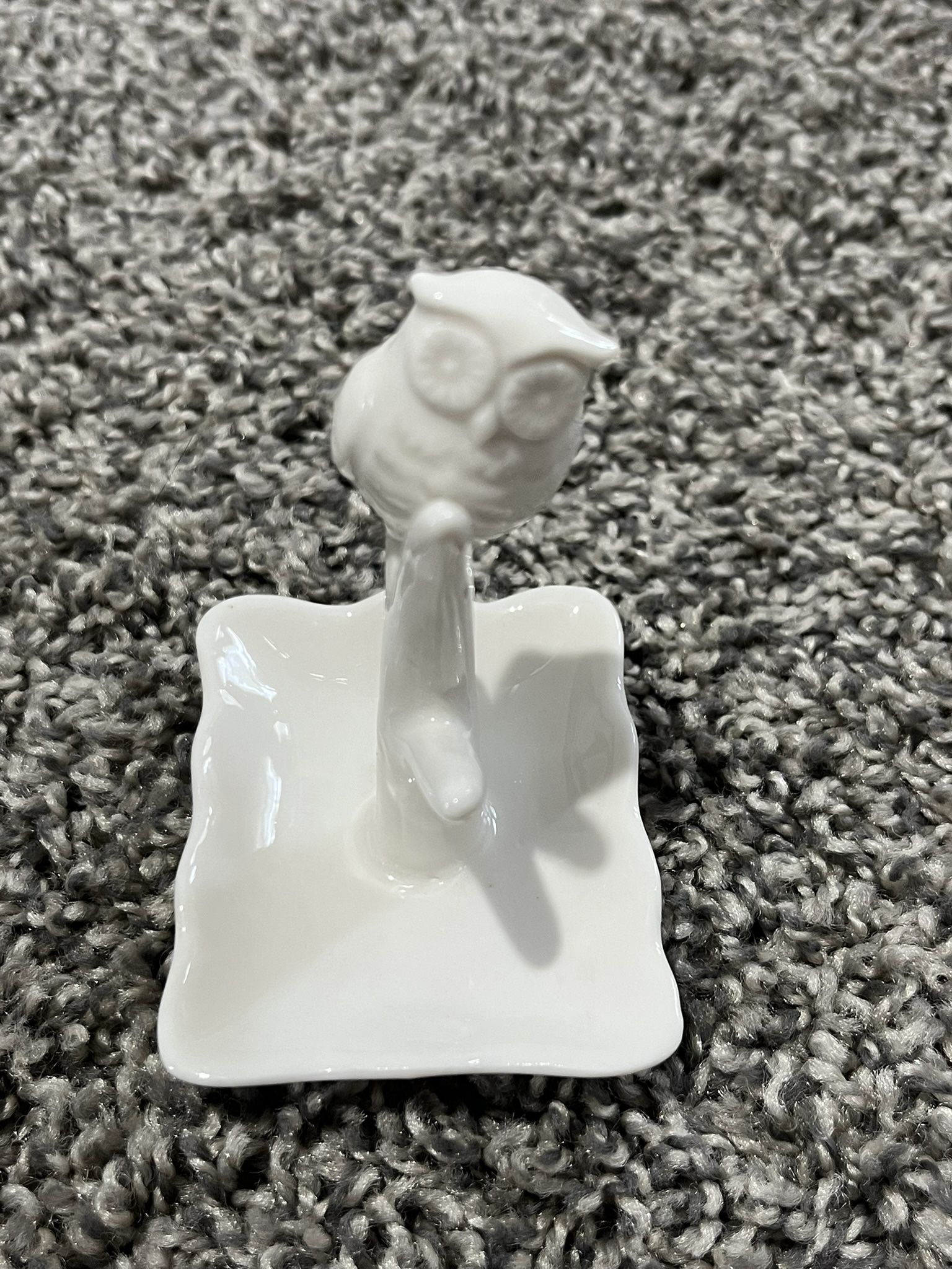 Ceramic Owl Ring Holder