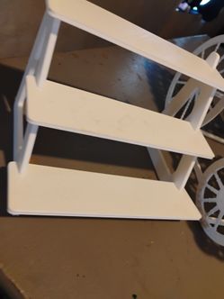 White 3-Tier Shoe Rack