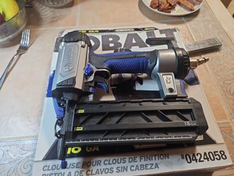 Brad nailer kobalt. 18 ga, 5/8 -2 1/8, unused excellent Condition,  E MESA