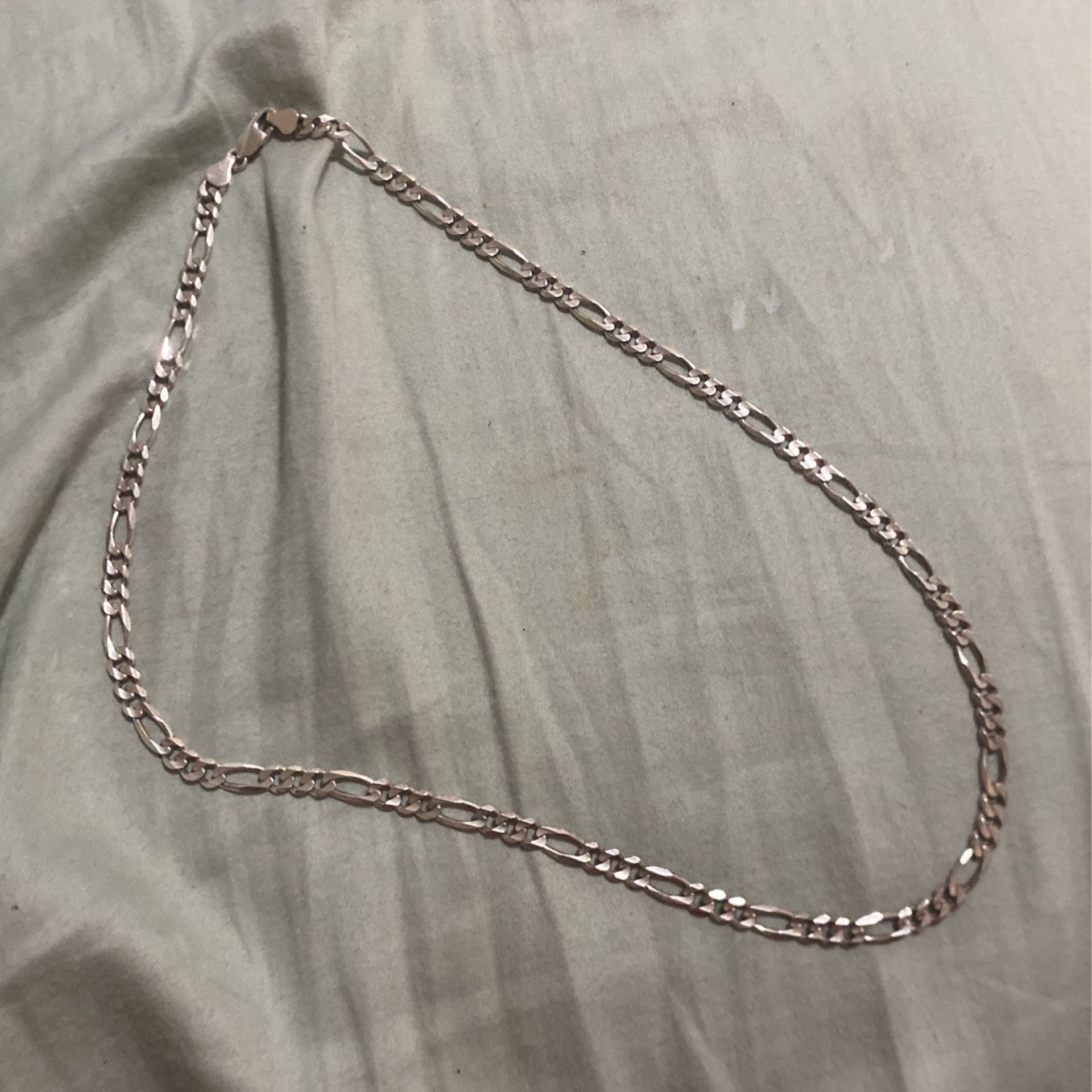 Silver Figaro Chain