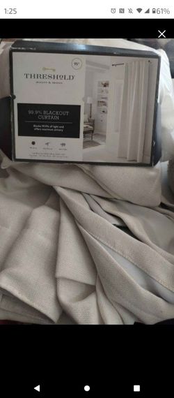 New Threshold Blackout Curtain $20 (One Curtain)