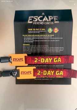 Escape Halloween 2-Day GA Tickets