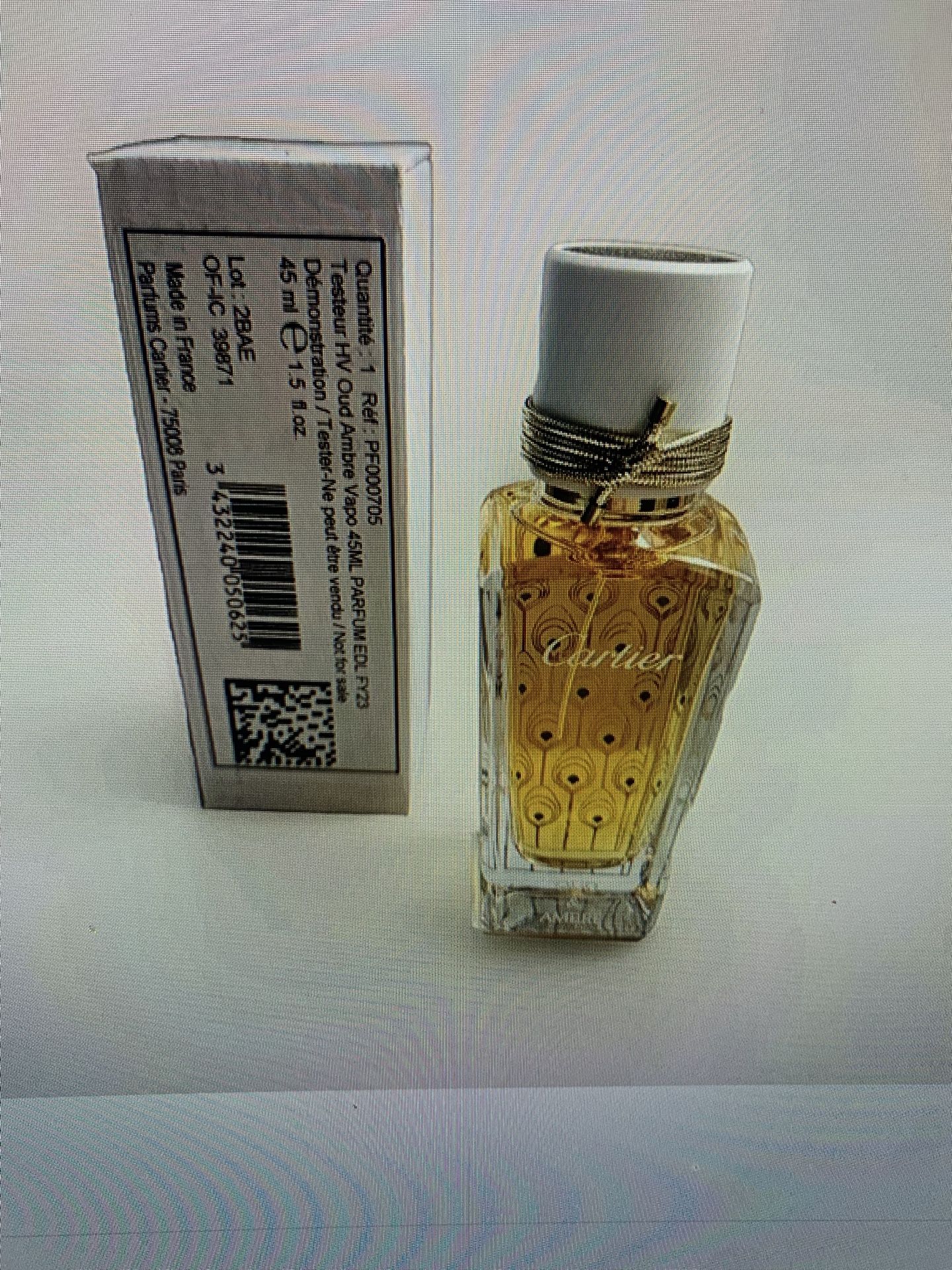Cartier Les Heures Voyageuses Oud & Ambre 1.5 oz/45ml New W/ Box LIMITED EDITION