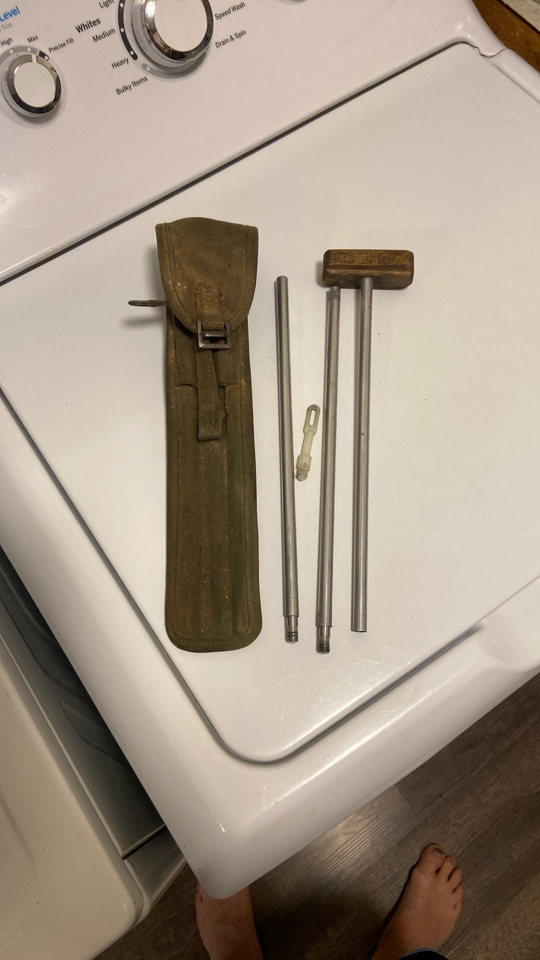 Original WWII US Army M1 Carbine Rifle Cleaning Rod Kit