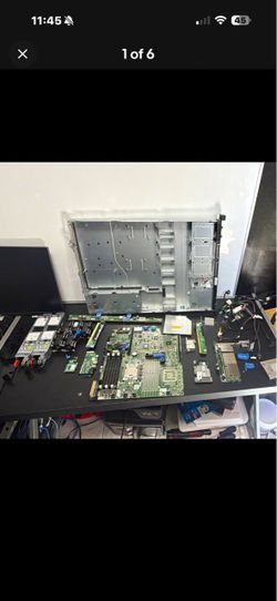 1U Rack Server Disassembled Parts Lot