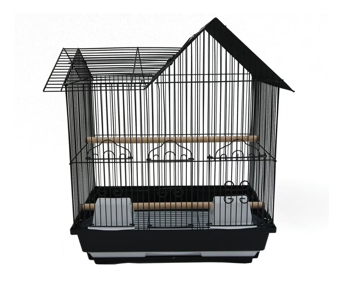 Bird Cage With Perch, Feeder