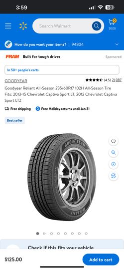 Brand New Goodyear Tire 