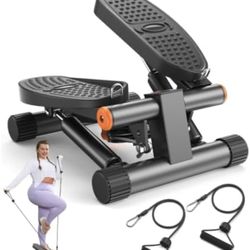 Mini Stair Stepper with Resistance Bands/ New 
