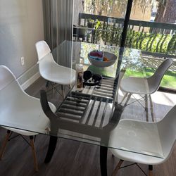Glass Dinner Table