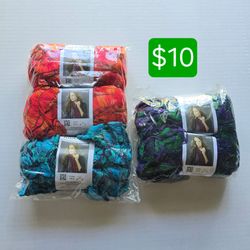 Red Heart Boutique Ribbons Knitting Ball
