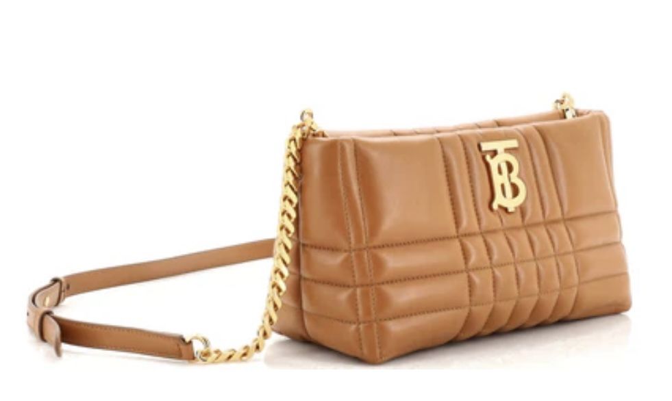 Genuine Burberry Brown Leather Purse - As New