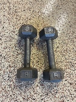 Dumbbell weights 8 pounds