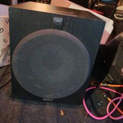 Sony Subwoofer 20 Firm Look My Post Tons Item