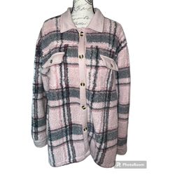 Women’s Plaid Sweatshirts Lightweight Jackets