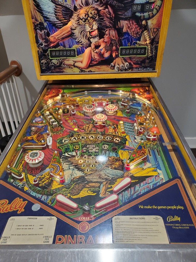 Bally Paragon Pinball Machine