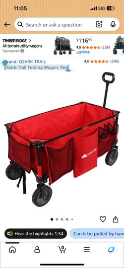 Ozark Trail folding wagon