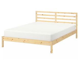 Brand new IKEA TARVA Queen bed frame pine with Luröy slats