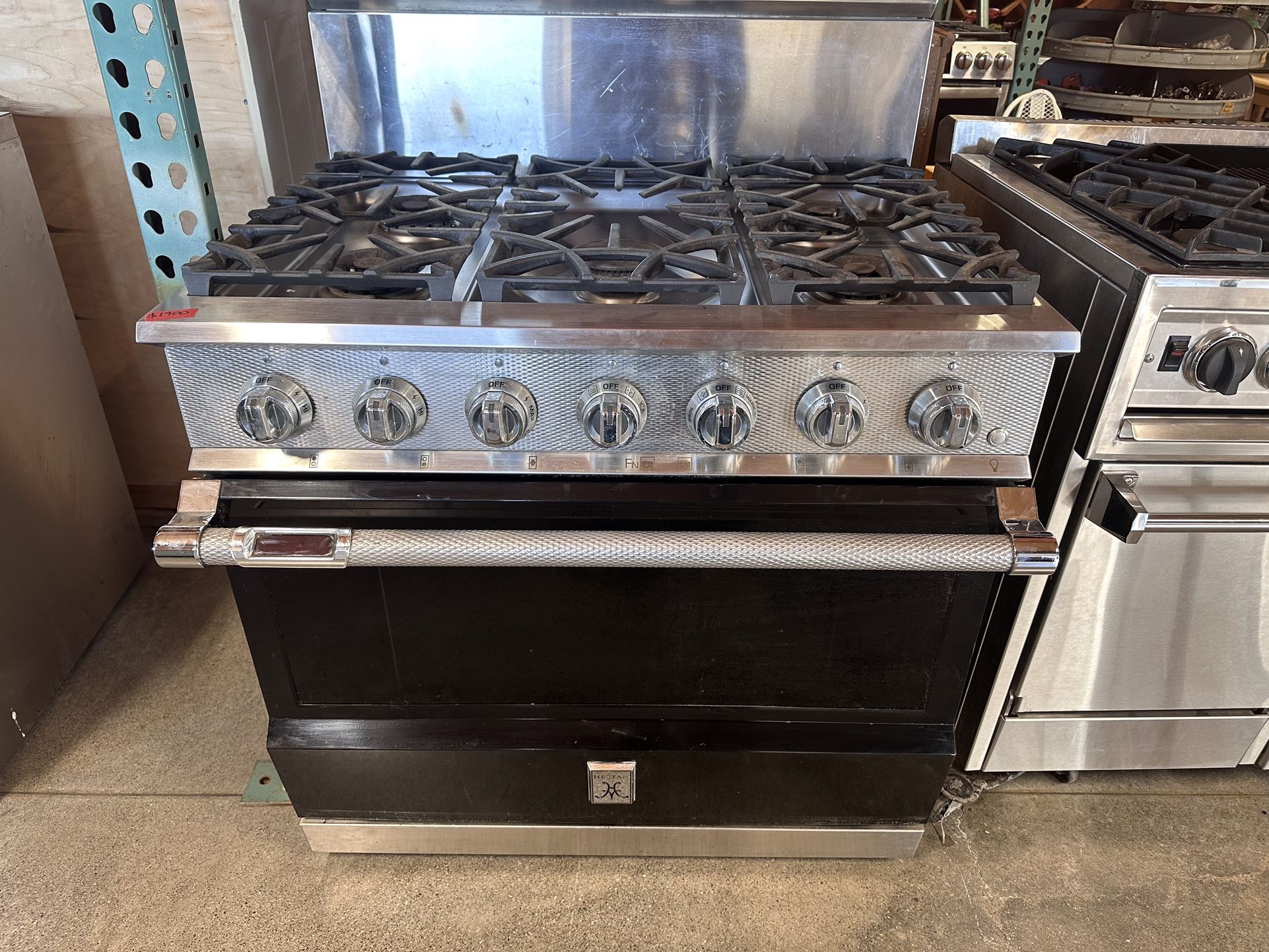 Hestan 36” Range Propane/Electric Stove