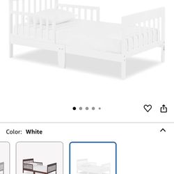 White Toddler Bed Brand New