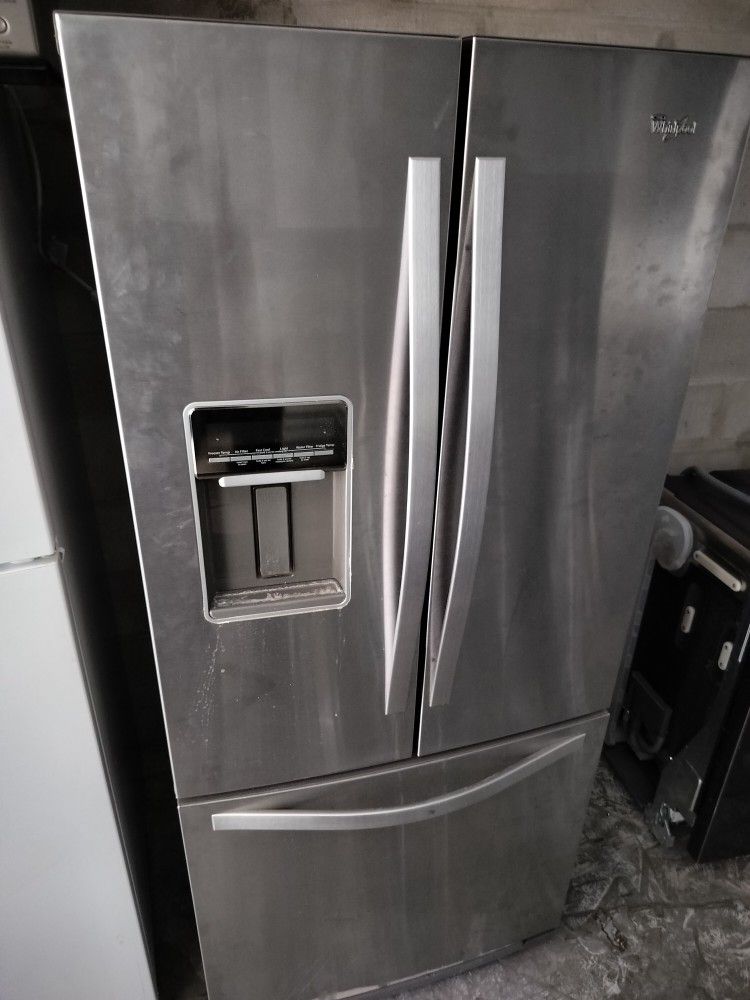 Whirlpool 3 Doors Stainless Steel Refrigerator 