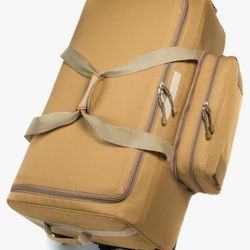 Mountain Land 120L Travel Duffel Bags With Wheels Military Duffle Bag Roller Duffle Bags with Wheels And Handle for Camping(Khaki)