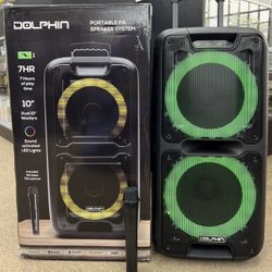 !!! HOLIDAY SALE !!! Rechargeable Extra Bass Bluetooth Party Speaker with Wireless Mic