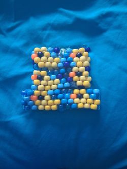 Pony Bead Ducks In Water Bracelet
