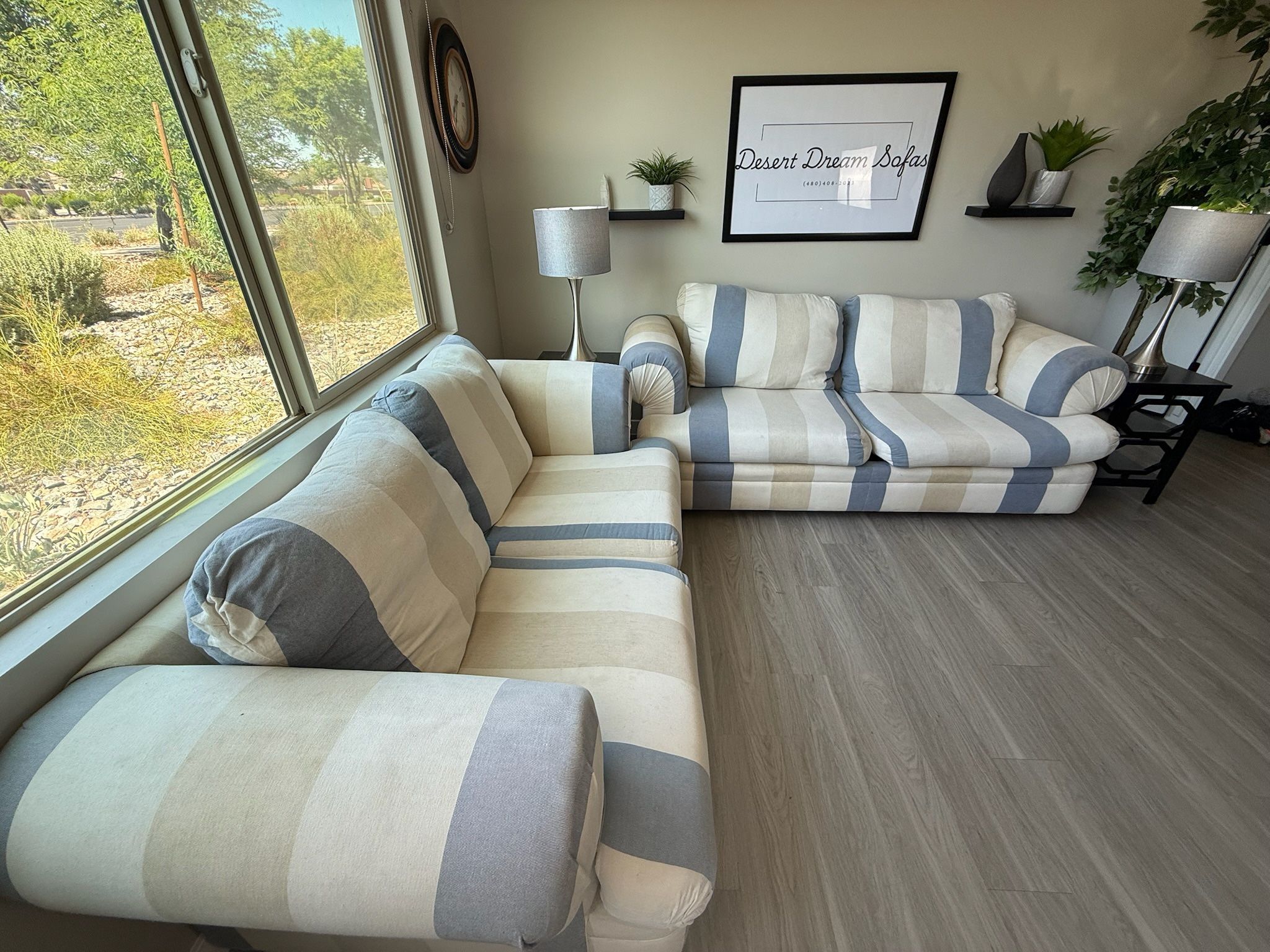 Microfiber Sleeper Sofa Set