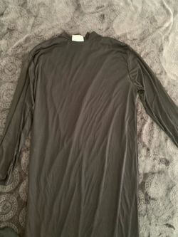 Black gown costume