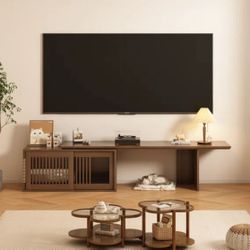 Brand new tv stand with cat area