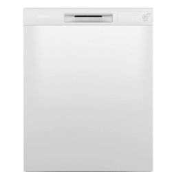 Hotpoint 24 In. Front Control SmartHQ Dishwasher With Plastic Interior Tall Tub, White