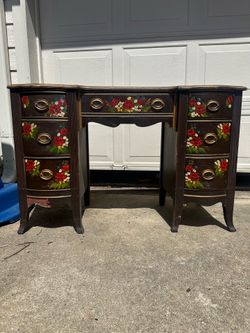 Antique vanity desk