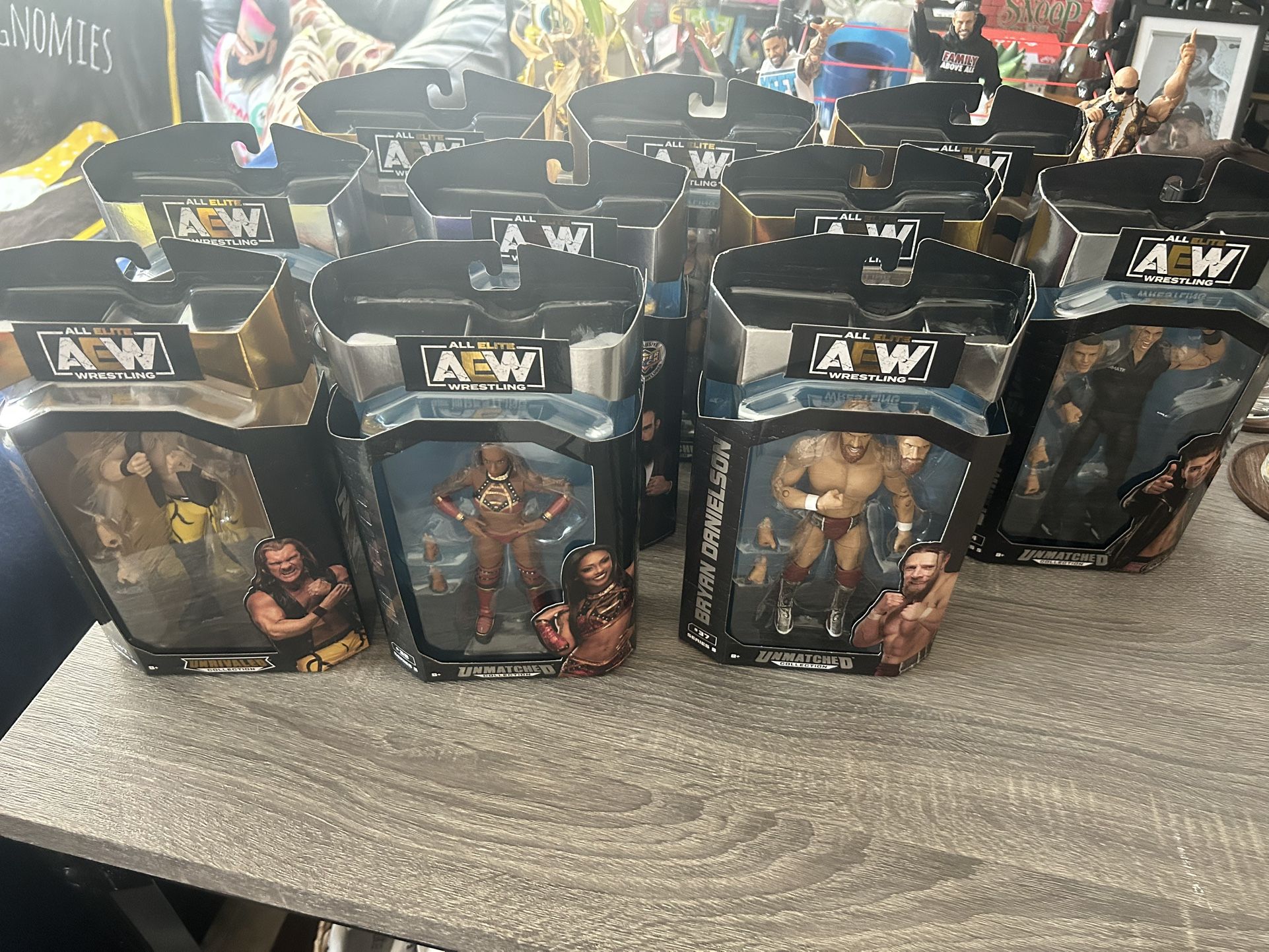 Lot Of AEW Action Figures (10) New