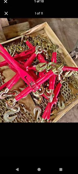 All size chains n Ratchet binders $59ea