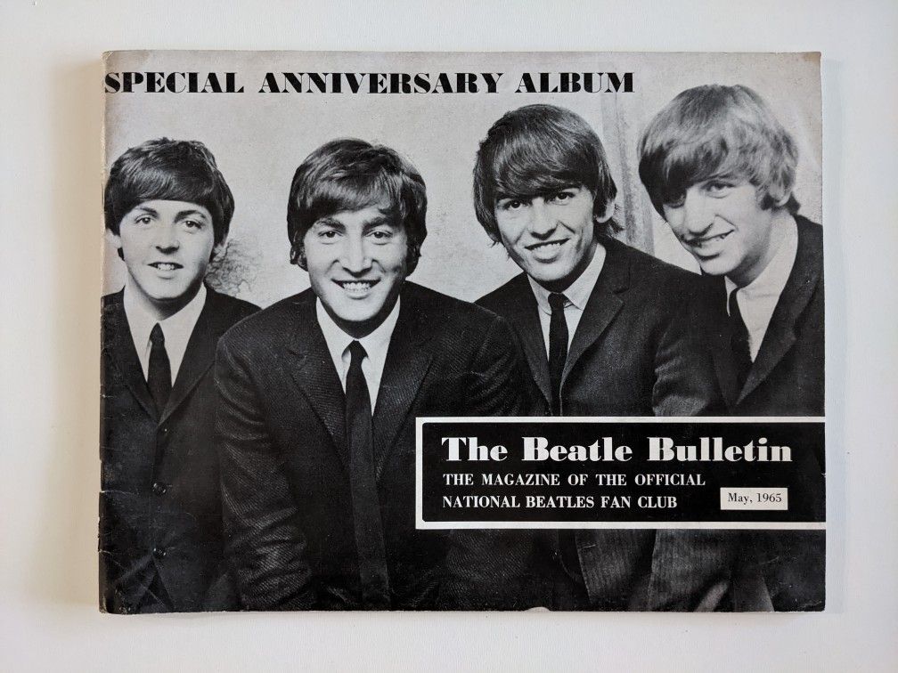 Original May 1965 'The Beatles Bulletin' Special Anniversary Album Fan Club Magazine