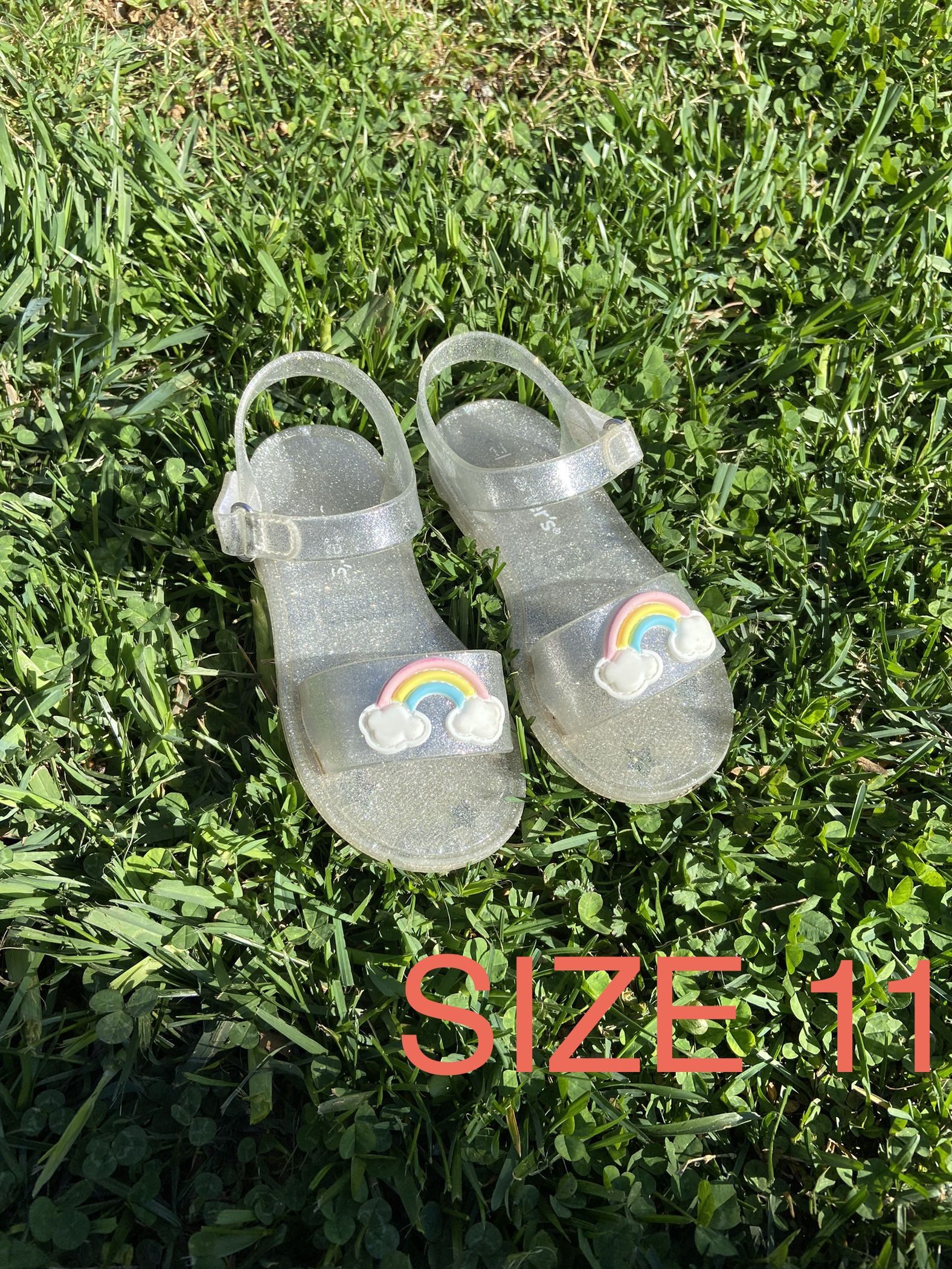 Girls Jelly Sandals Size 11