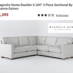 Sectional Sofa By Magnolia Home