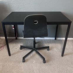 IKEA Desk And Chair Set 43w X 29h X 26d