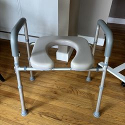 Raised Toilet Seat with Handles 