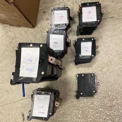 Lots of Used Circuit Breakers