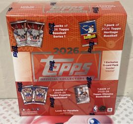 NEW-2026 Topps Collectors Kit Box- Factory Sealed- COOPER FLAGG OHTANI