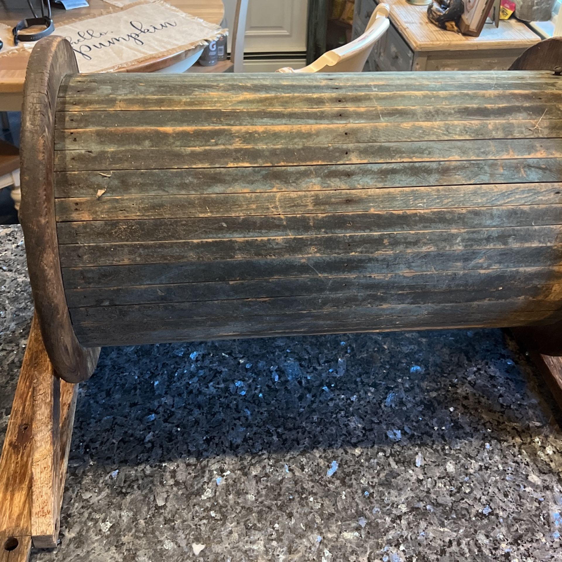 Antique Wooden Hose Reel