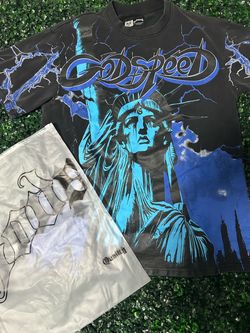 Godspeed Statue of Liberty Graphic T-Shirt