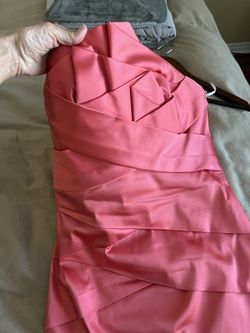 Coral Evening Gown, Size 4