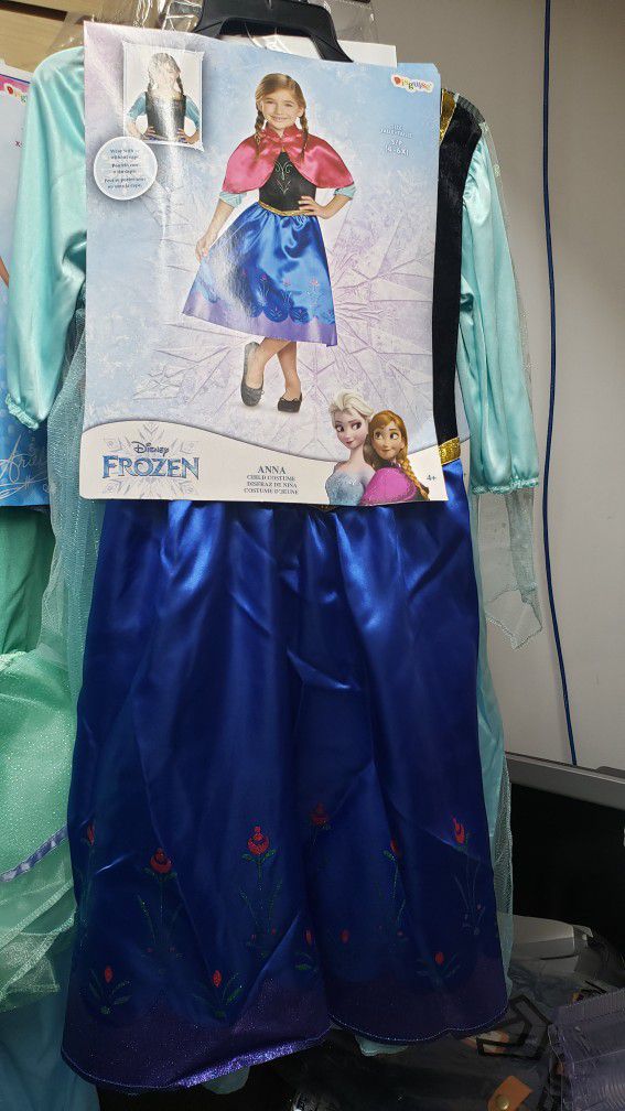 Disney frozen Anna child Costume S/P (4-6x) size