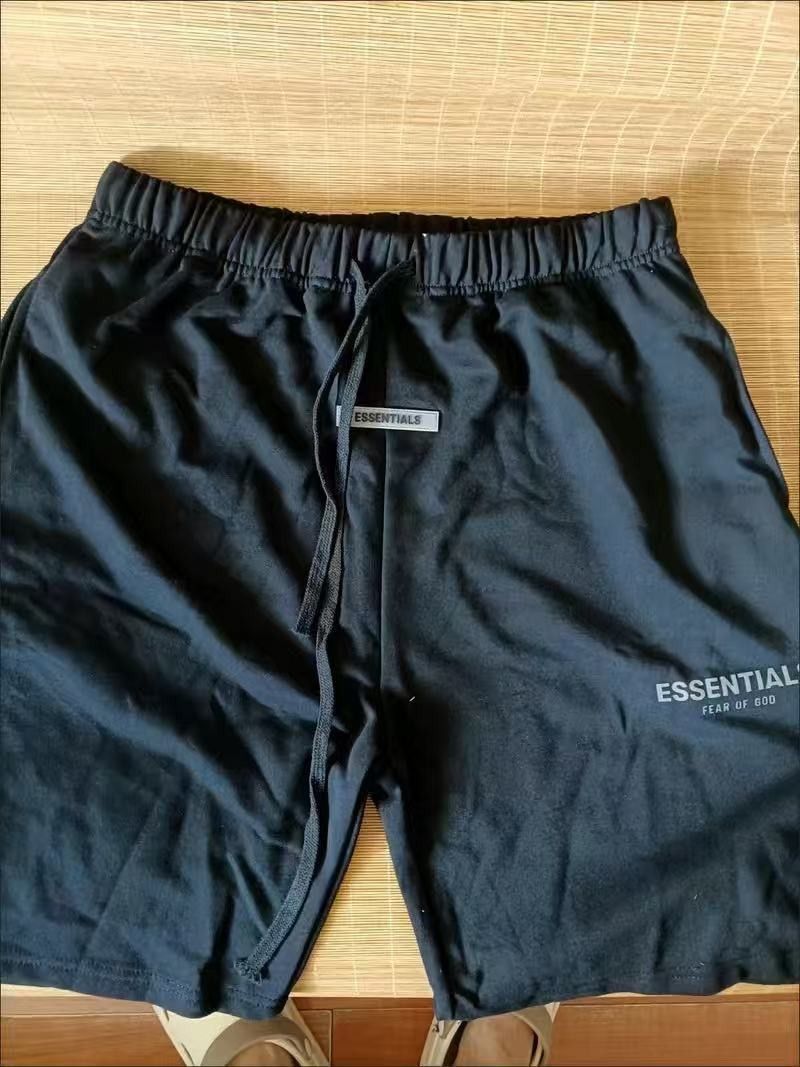 Cotton Athletic Shorts Black SS24 Collection