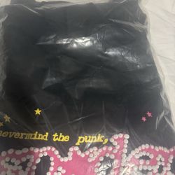 Black and pink spider hoodie