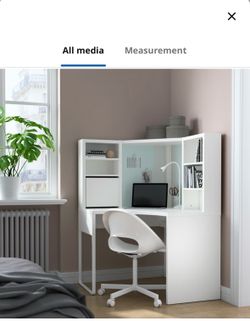 IKEA Micke Corner Workstation, white