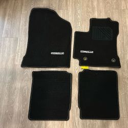 Toyota Corolla carpet floor mats Set $60 OBO
