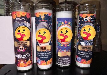 🌼💀🕯️ DÍA DE LOS MUERTOS | VELADORAS PERSONALIZADAS 🕯️💀🌼